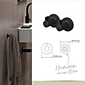 Lenz WC-Kombi-Bürstengarnitur Nero (4 -tlg., Schwarz) | BAUHAUS