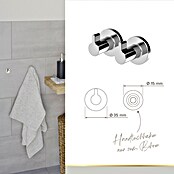 Lenz WC-Kombi-Bürstengarnitur Vida (4 -tlg., Chrom) | BAUHAUS