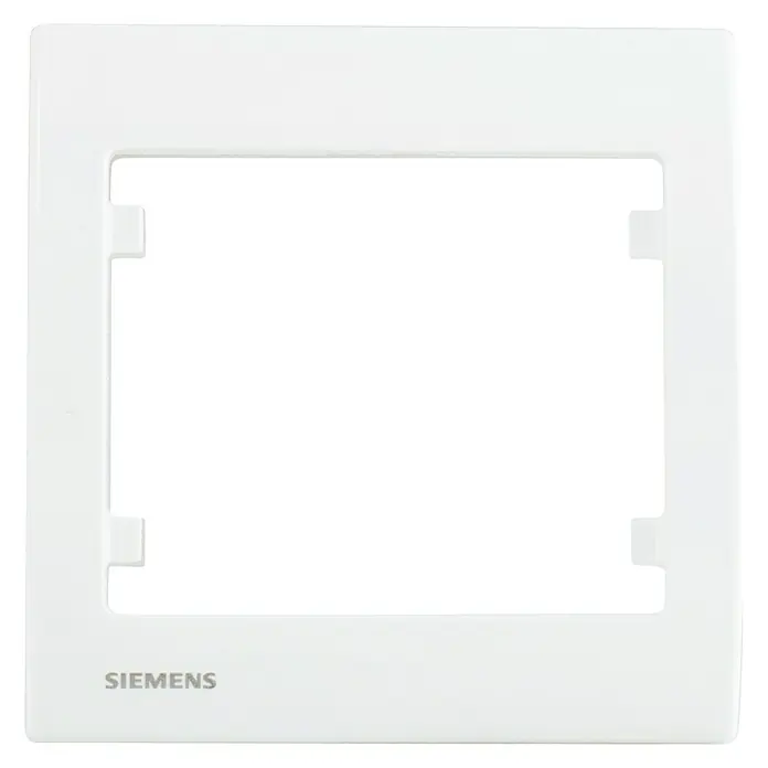 Siemens Delta Iris Marco - Blanco, Modelo de mecanismos: x 1, Plástico, Colocar - Marco de interruptor blanco de Siemens para un diseño de pared elegante y funcional en su hogar u oficina. Fácil instalación y diseño atemporal.