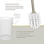 Lenz WC-Kombi-Bürstengarnitur Noa (4 -tlg., Nickel) | BAUHAUS