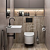 Lenz WC-Kombi-Bürstengarnitur Nero (4 -tlg., Schwarz) | BAUHAUS