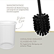 Lenz WC-Kombi-Bürstengarnitur Nero (4 -tlg., Schwarz) | BAUHAUS