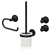 Lenz WC-Kombi-Bürstengarnitur Nero (4 -tlg., Schwarz) | BAUHAUS
