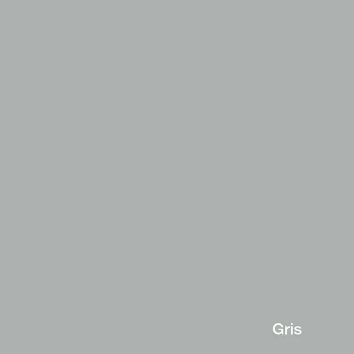 Montó Bricolovers Pintura para fachadas de acrilato puro - Gris, 12 l - Muestra de color gris con el texto "Gris" en la esquina inferior derecha, mostrando el color Gris.