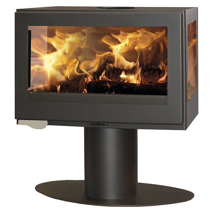 Panadero Kaminofen Mistral Trivision (7,2 kW, Raumheizvermögen: 250 m³, Gussgrau)