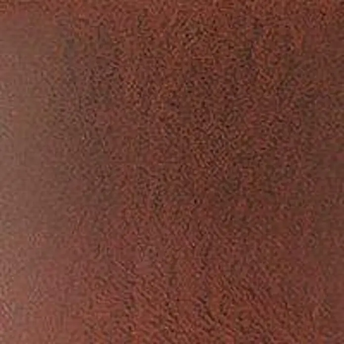 PR Home Pendelleuchte Solo - 15 W, E27 - Dunkel rotbraunes, texturiertes Material mit Used-Look, das an gealtertes Leder erinnert.