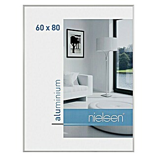 Nielsen Bilderrahmen Pixel (60 x 80 cm, Mattsilber, 60 x 80 cm, Glas)