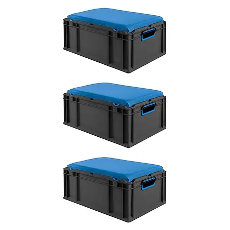 Proregal  Euroboxen-Set 3x NextGen Seat Box Blau