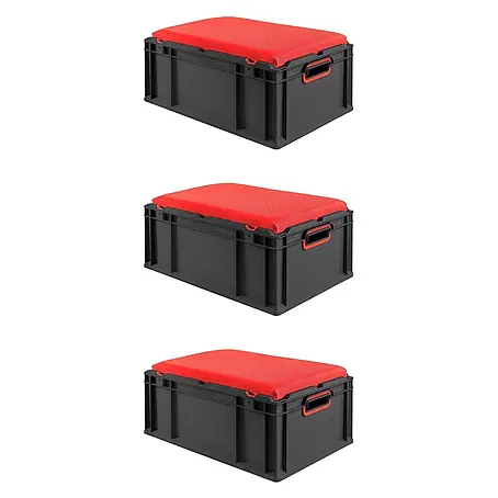 Proregal  Euroboxen-Set 3x NextGen Seat Box Rot