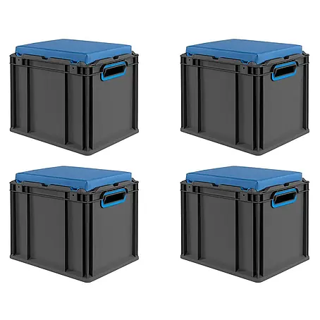 Proregal  Euroboxen-Set 4x NextGen Seat Box Blau