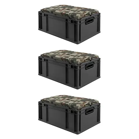 Proregal  Euroboxen-Set 3x NextGen Seat Box Camouflage