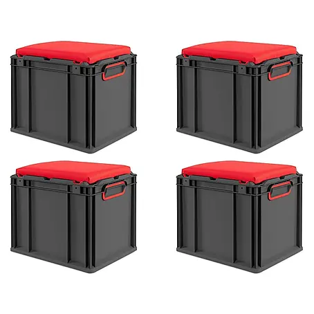 Proregal  Euroboxen-Set 4x NextGen Seat Box Rot