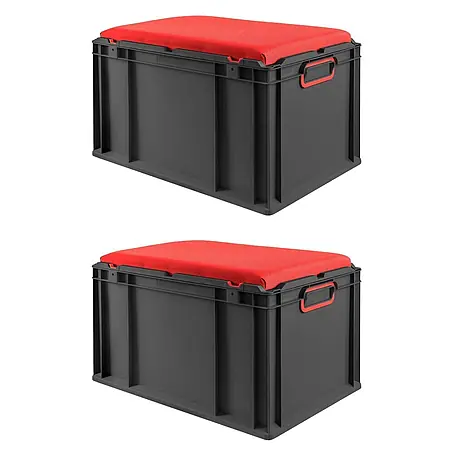 Proregal  Euroboxen-Set 2x NextGen Seat Box Rot