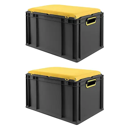 Proregal  Euroboxen-Set 2x NextGen Seat Box Gelb
