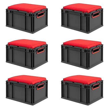 Proregal  Euroboxen-Set 6x NextGen Seat Box Rot