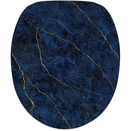 SANILO  WC-Sitz Marmor Darkblue