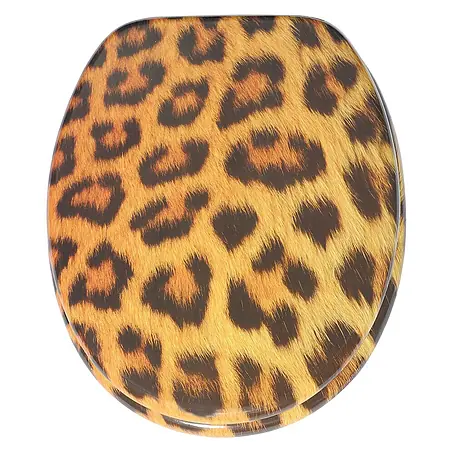 SANILO  WC-Sitz Leopardenfell