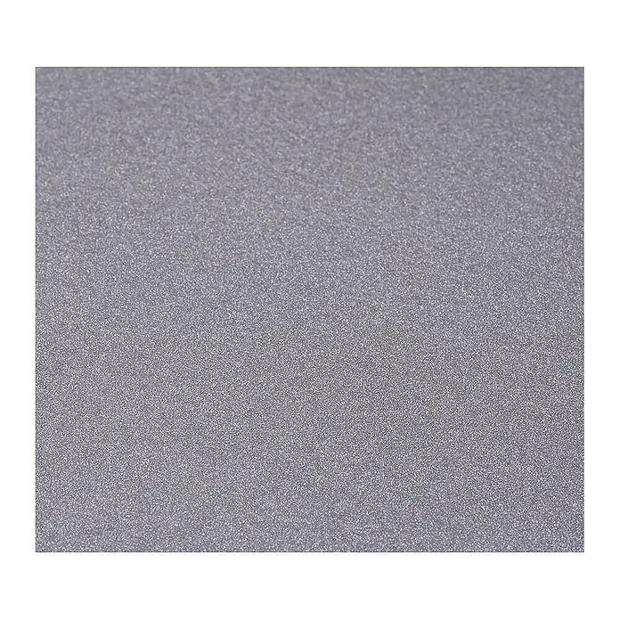 SANILO WC-Sitz Glitzer Silber - MDF, Silberfarben, Ohne Absenkautomatik - Mattgraue granulierte Oberfläche.