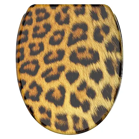 SANILO  WC-Sitz Leopardenfell mit Schnellverschluss