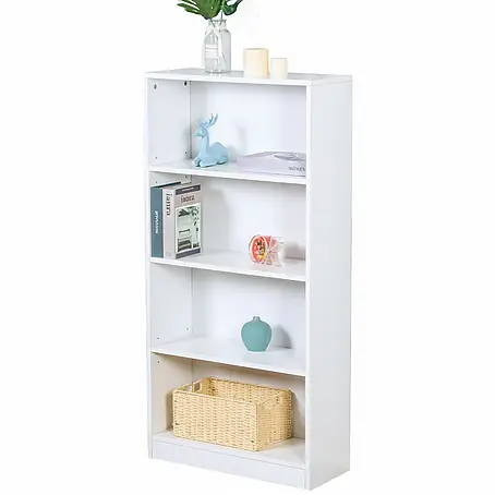 Floordirekt  Holzregal Bücherregal Maine mit 4 Etagen