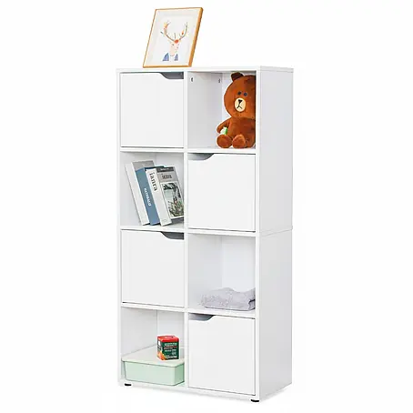 Floordirekt  Holzregal Bücherregal Connecticut mit 8 Fächern
