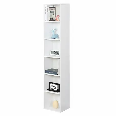 Floordirekt  Holzregal Bücherregal Delaware mit 6 Ablagen