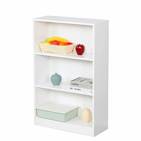 Floordirekt  Holzregal Bücherregal Maine mit 3 Etagen