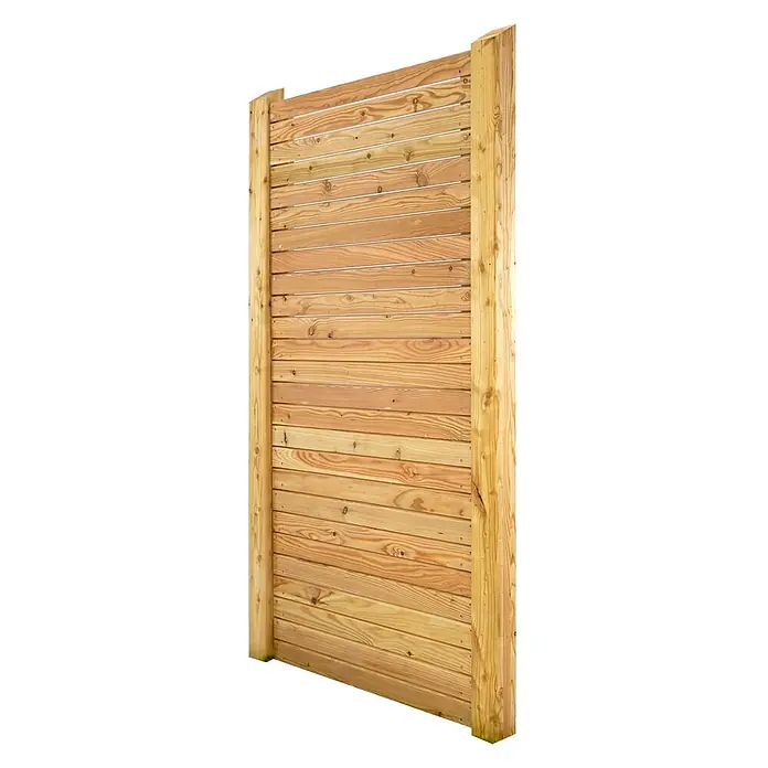 GartenLand Sichtschutzelement SALZBURG DELUXE - B x H: 89 x 180 cm, Holz, Lärche - Latten-Sichtschutzelement aus hellem Naturholz.