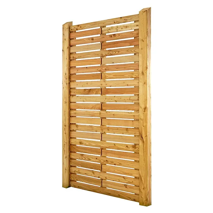 GartenLand Sichtschutzelement SALZBURG DESIGN - B x H: 89 x 179 cm, Holz, Lärche - Natürlicher Sichtschutz aus Holzlatten.