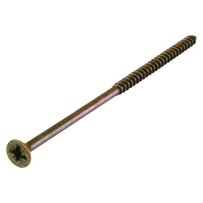 Stabilit Spanplattenschraube - Ø x L: 3,5 x 30 mm, Brüniert, 15 Stk., Senkkopf, Kopf-Kreuzschlitz (Pozidriv) - Ansicht von oben