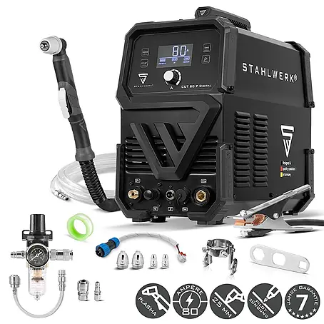 STAHLWERK  Plasmaschneider Plasmaschneider CUT 80 P Digital THC
