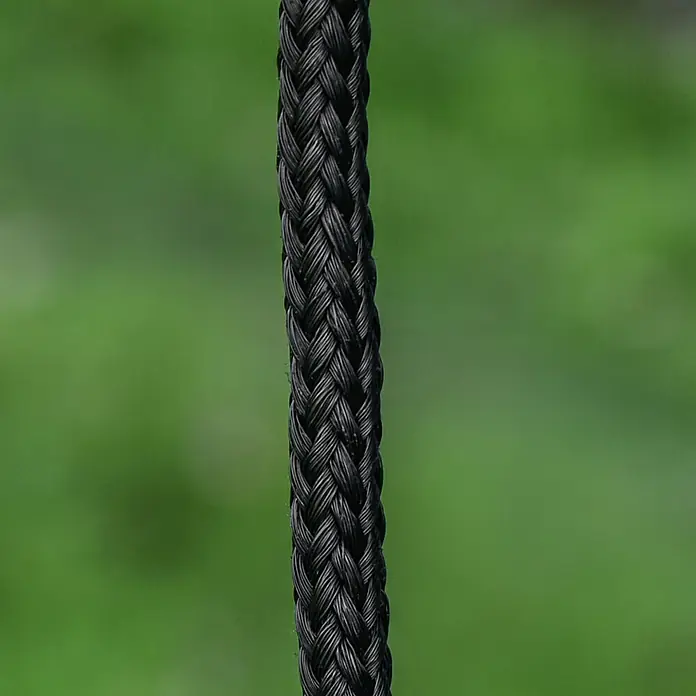 Outsunny Nestschaukel - Durchmesser: 110 cm, Stahl, Blau - Schwarzes geflochtenes Seil.