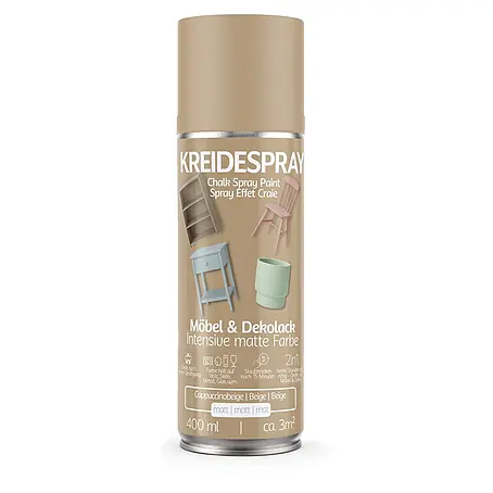 Colors  Farbspray Kreidespray Möbel & Dekolack 400ml Matt Cappuccinobeige