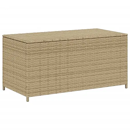 Furnicato  Garten-Aufbewahrungsbox PE-Rattan