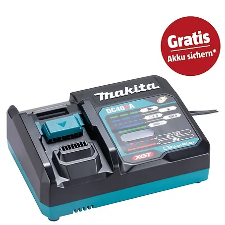 Makita XGT 40V max. Schnellladegerät DC40RA