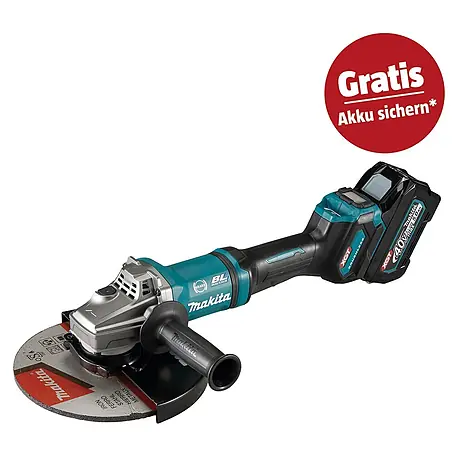 Makita XGT 40V max. Akku-Winkelschleifer GA038GT201