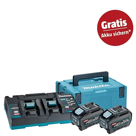 Makita XGT 40V max. Akku & Ladegerät 191U13-9