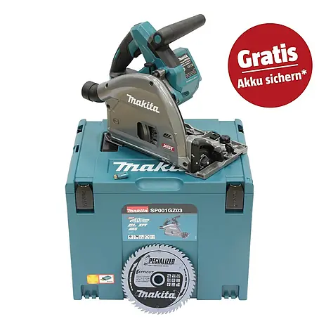 Makita XGT 40V max. Akku-Tauchsäge im MAKPAC SP001GZ03