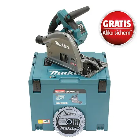 Makita XGT 40V max. Akku-Tauchsäge im MAKPAC SP001GZ03