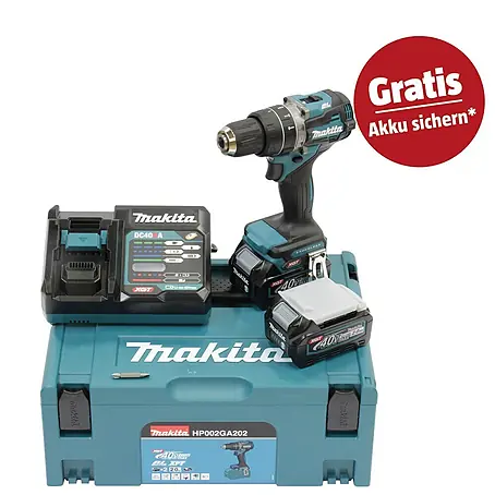Makita XGT 40V max. Akku-Schlagbohrschrauber HP002GA202