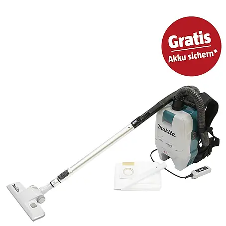 Makita XGT 40V max. Akku-Rucksackstaubsauger VC008GZ