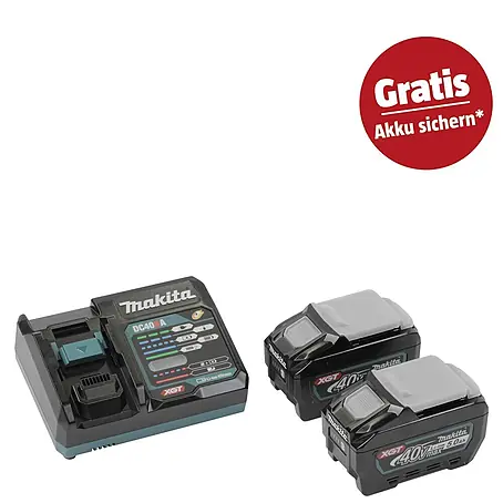 Makita XGT 40V max. Akku & Ladegerät Power Source Kit 1911V6-0
