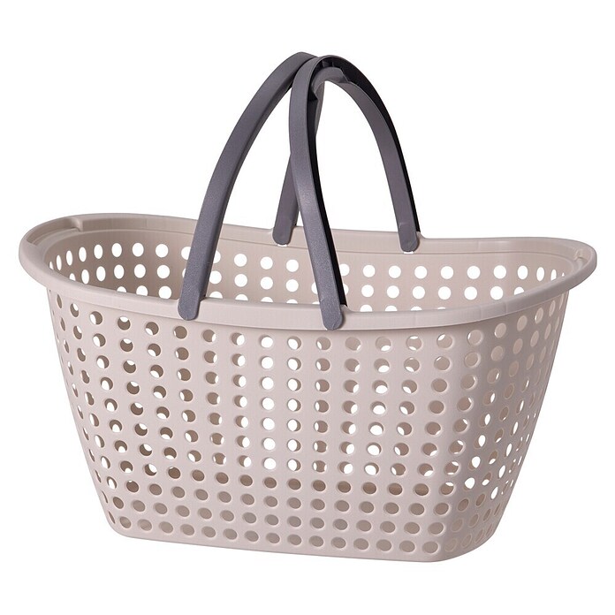 Wasmand 12 Liter (l x b x h: 40 x 30 x 20 cm, Blauw / Groen / Crème) | BAUHAUS