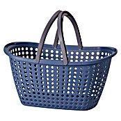 Wasmand 12 Liter (l x b x h: 40 x 30 x 20 cm, Blauw / Groen / Crème) | BAUHAUS