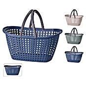 Wasmand 12 Liter (l x b x h: 40 x 30 x 20 cm, Blauw / Groen / Crème) | BAUHAUS
