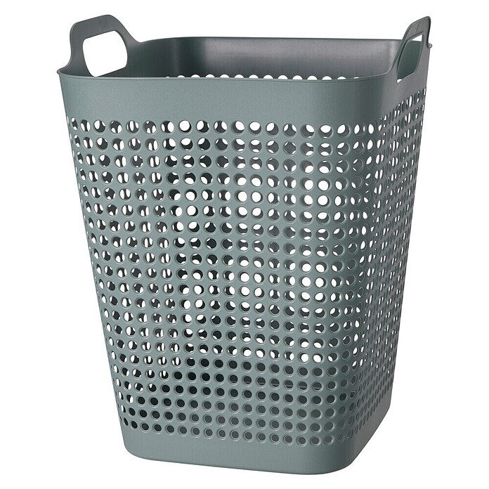 Wasmand 48 Liter (l x b x h: 42 x 40 x 51 cm, Blauw / Groen / Crème) | BAUHAUS