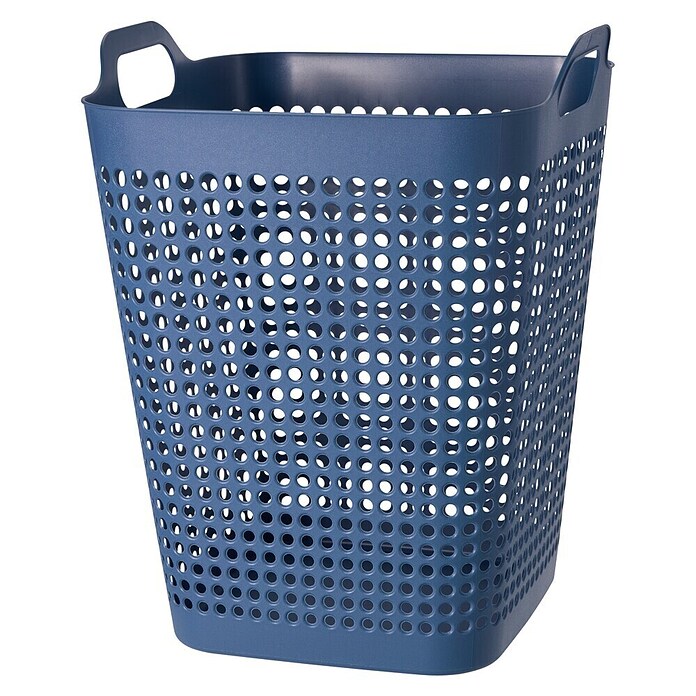 Wasmand 48 Liter (l x b x h: 42 x 40 x 51 cm, Blauw / Groen / Crème) | BAUHAUS
