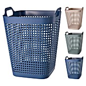 Wasmand 48 Liter (l x b x h: 42 x 40 x 51 cm, Blauw / Groen / Crème) | BAUHAUS
