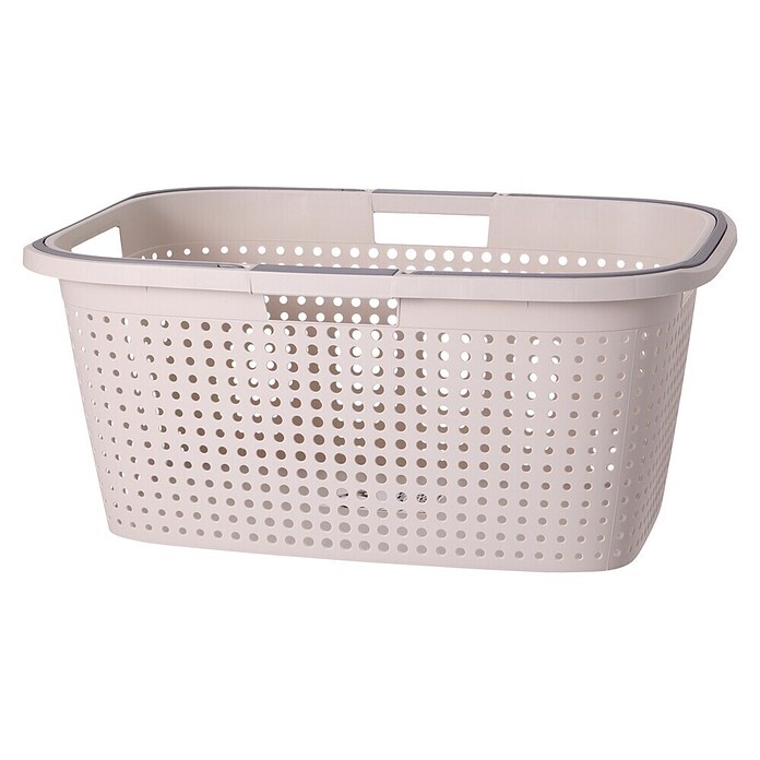 Wasmand 38 Liter (l x b x h: 60 x 40 x 26 cm, Blauw / Groen / Crème) | BAUHAUS
