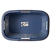 Wasmand 38 Liter (l x b x h: 60 x 40 x 26 cm, Blauw / Groen / Crème) | BAUHAUS
